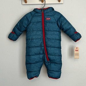 LEVI’S ONE PIECE SNOWSUIT- 6M- NWT